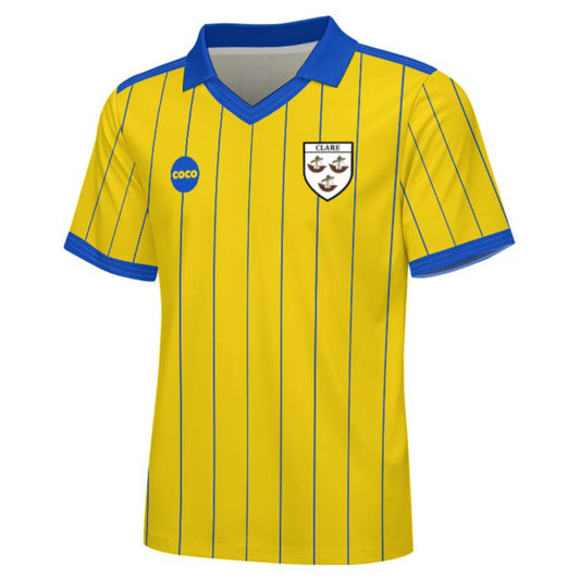 County Clare Retro Jersey Pinstripe - Kids Age 9-10