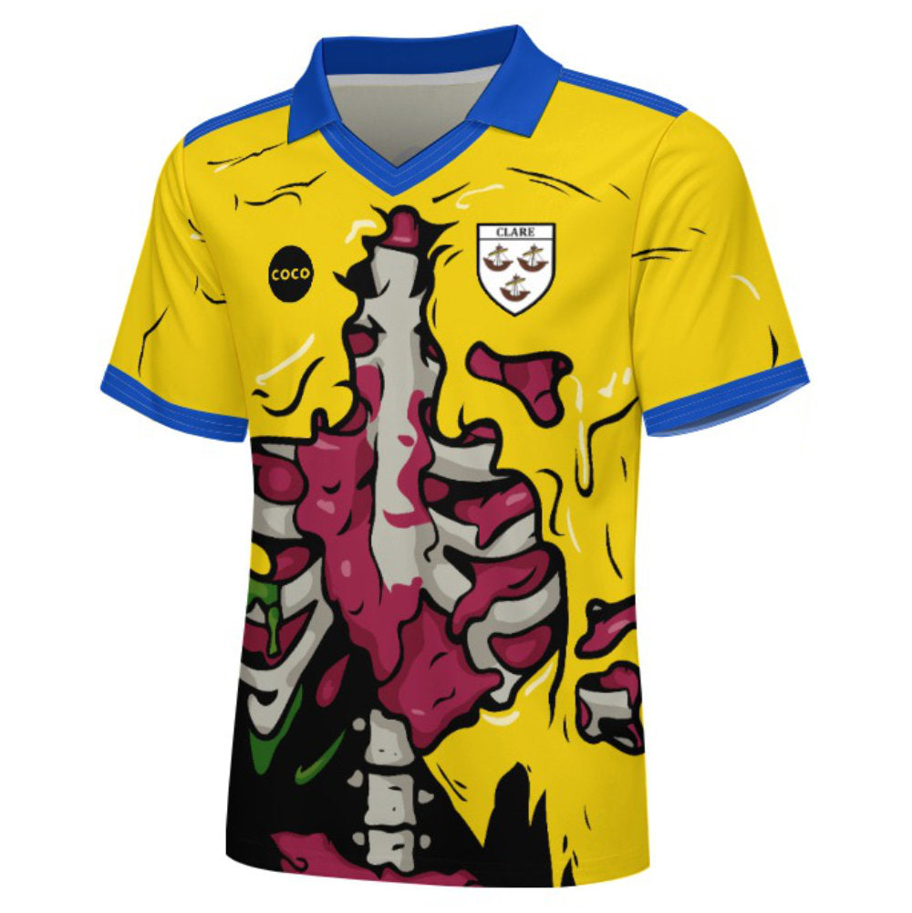 County Clare Spooky Halloween Jersey - Kids Age 13-14