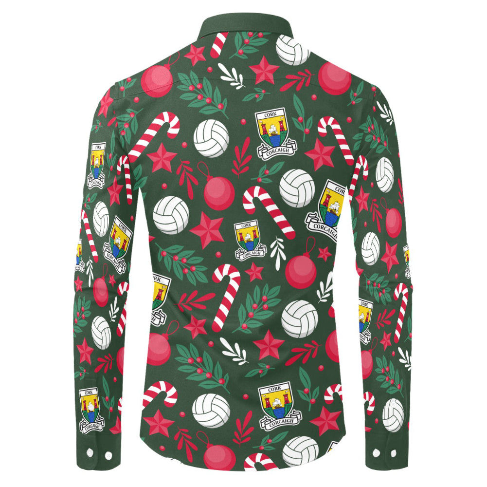 County Cork Christmas Button Up Shirt