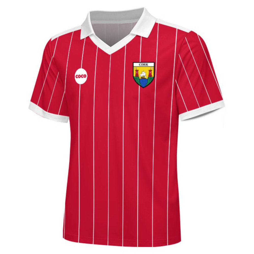 County Cork Retro Jersey Home Edition - Kids Age 13-14