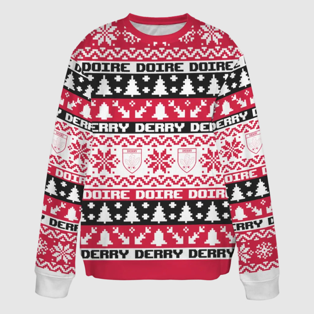 County Derry Classic Christmas Ugly Sweater