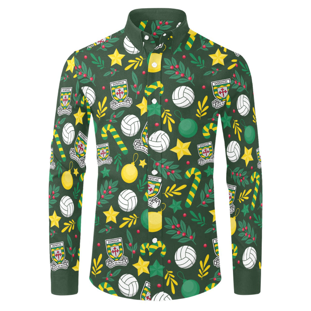 County Donegal Christmas Button Up Shirt