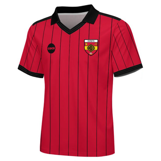 County Down Retro Jersey Home Edition - Kids Age 13-14