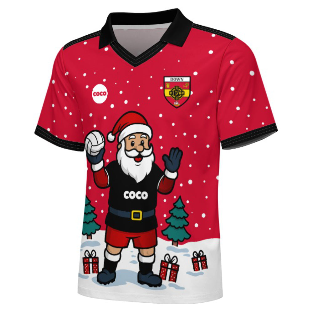 County Down Festive Jersey Santa