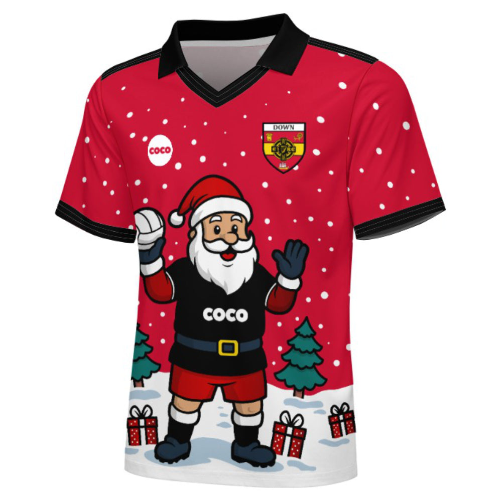 County Down Christmas Jersey - Kids Santa