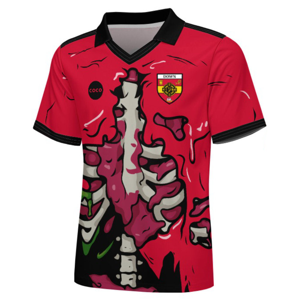 County Down Spooky Halloween Jersey - Kids Age 13-14