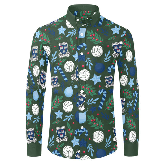 County Dublin Christmas Button Up Shirt