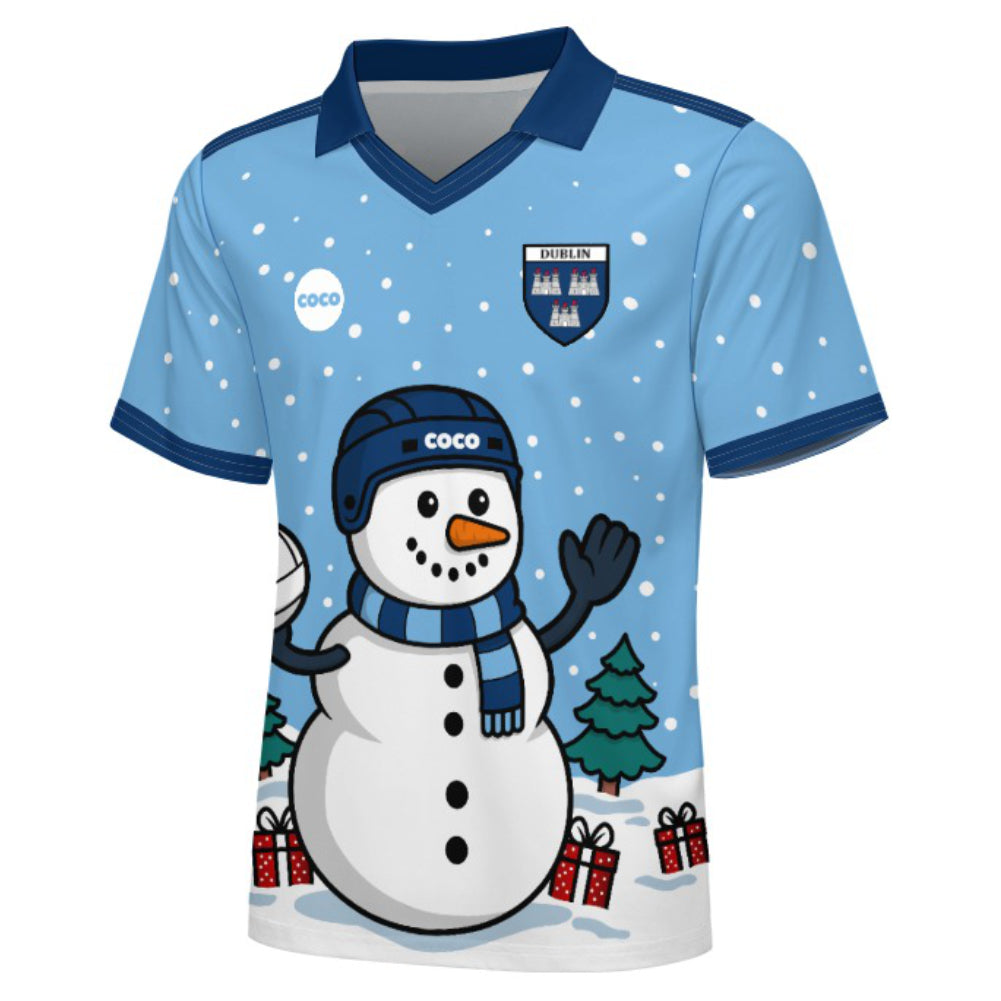 County Dublin Christmas Jersey - Kids Snowman