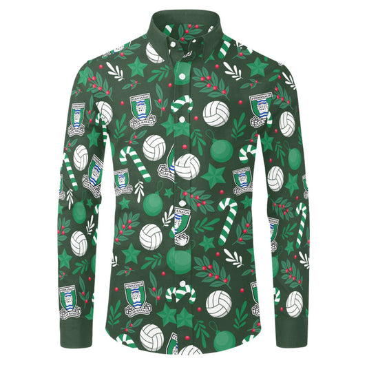 County Fermanagh Christmas Button Up Shirt