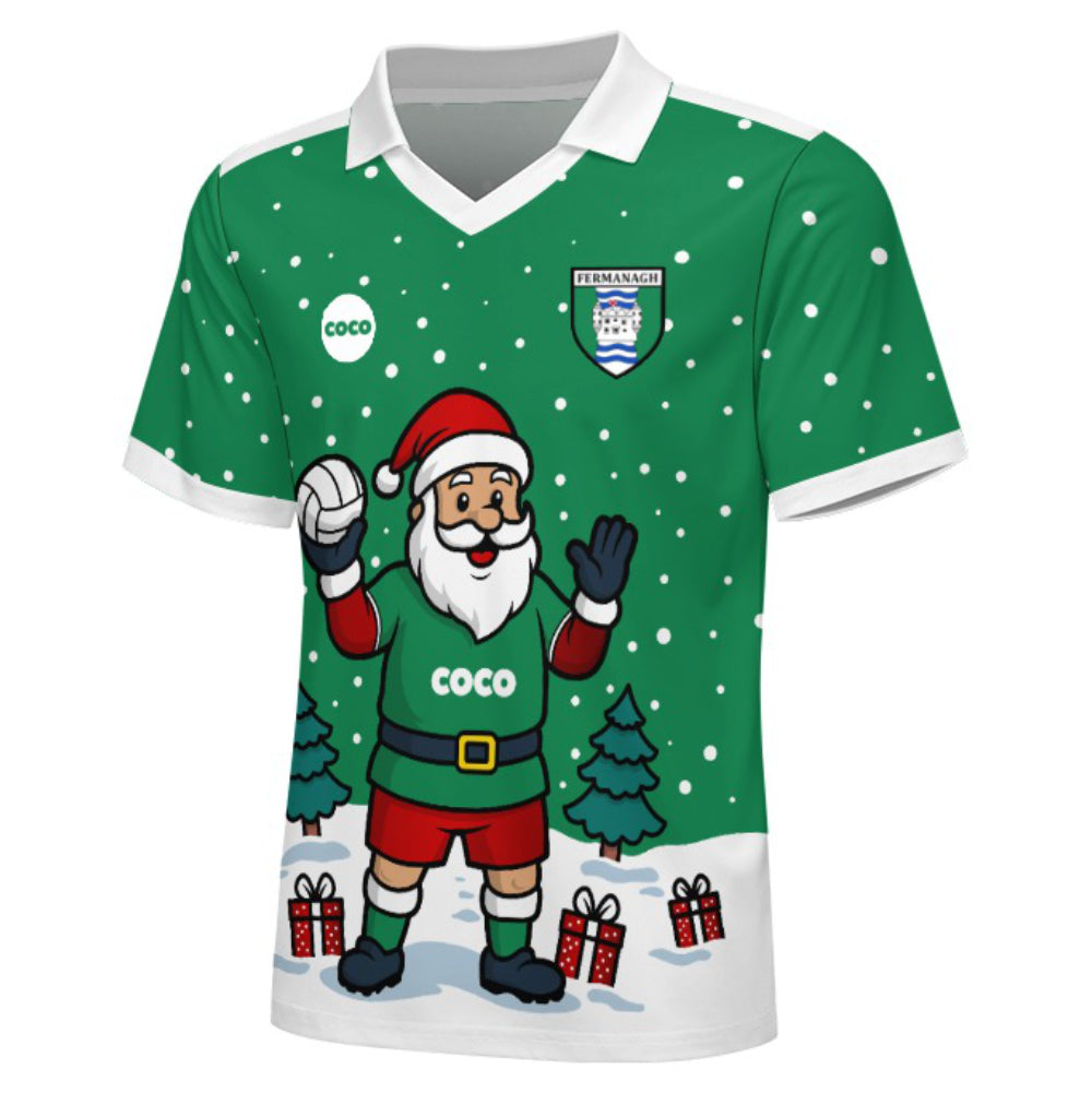 County Fermanagh Christmas Jersey - Adults Santa