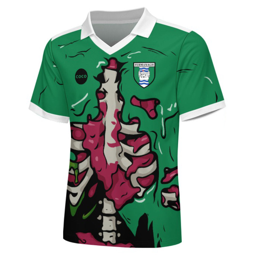 County Fermanagh Spooky Halloween Jersey - Kids Age 13-14