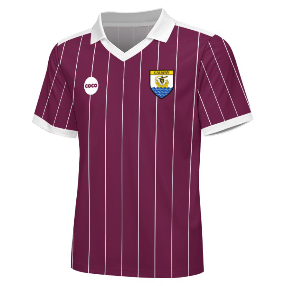 County Galway Retro Jersey Home Edition - Kids Age 13-14