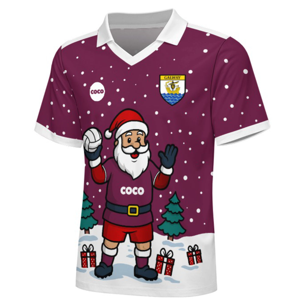 County Galway Christmas Jersey - Adults Santa