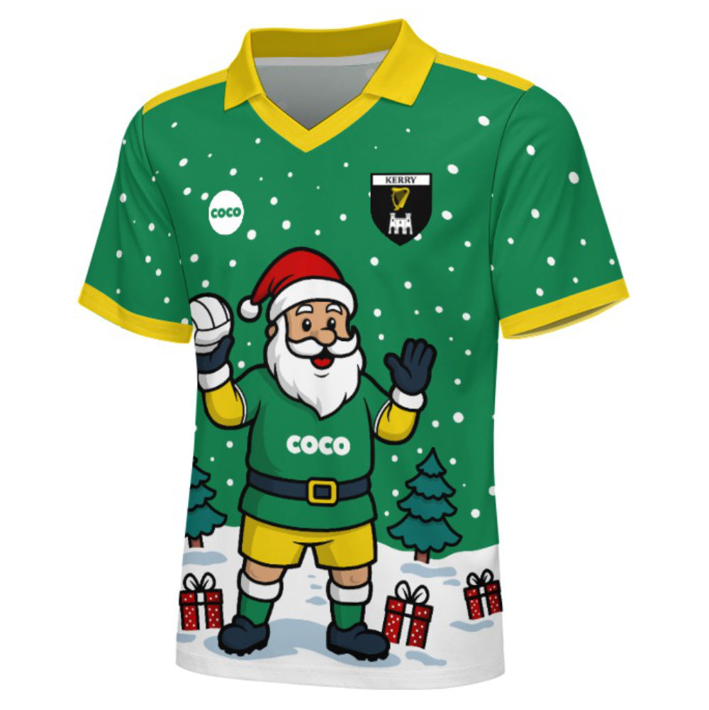 County Kerry Christmas Jersey - Kids Santa