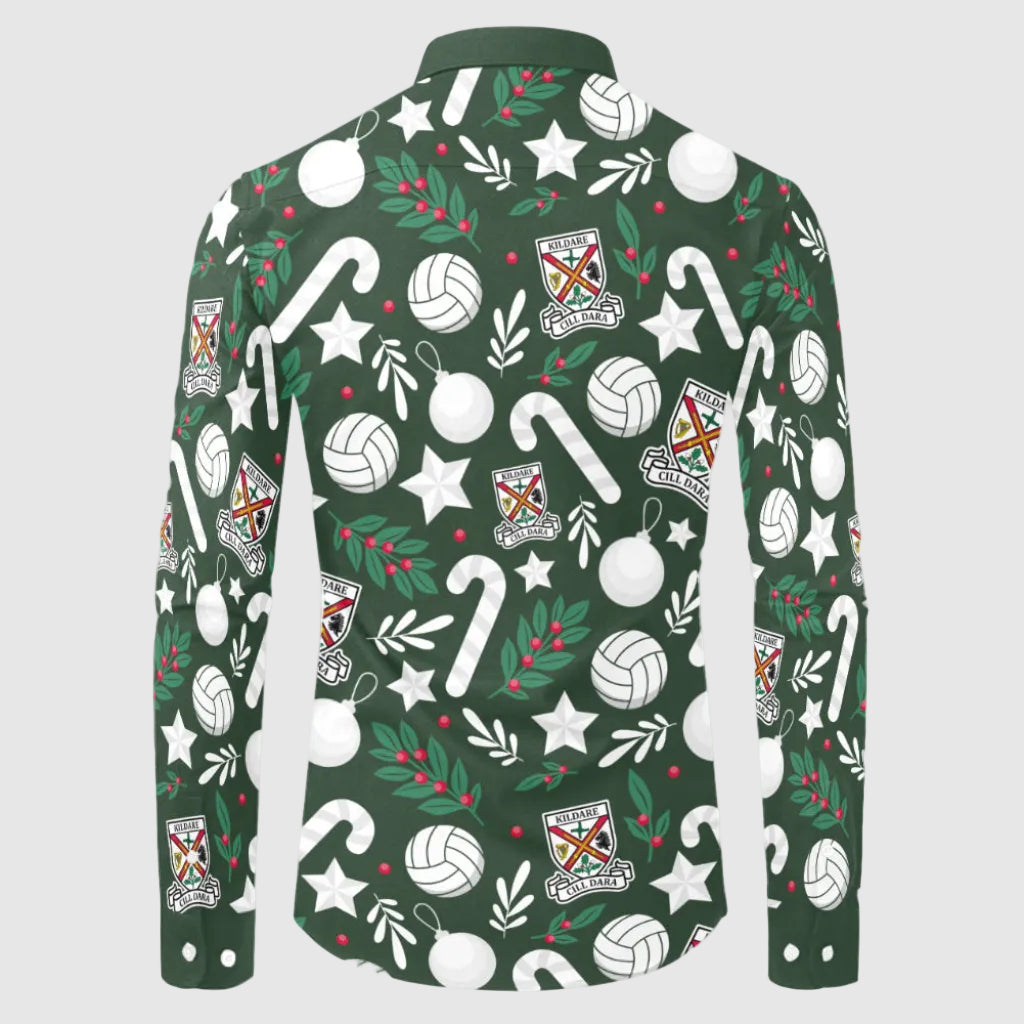 County Kildare Christmas Button Up Shirt
