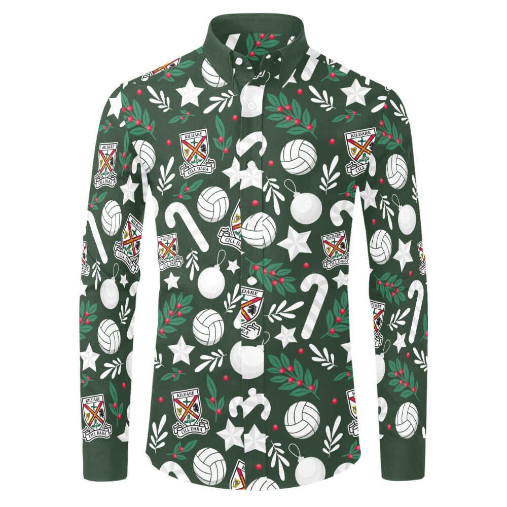 County Kildare Christmas Button Up Shirt