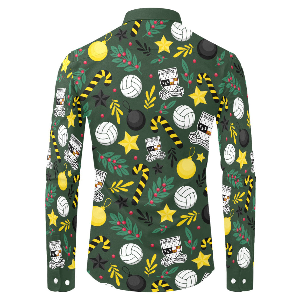 County Kilkenny Christmas Button Up Shirt