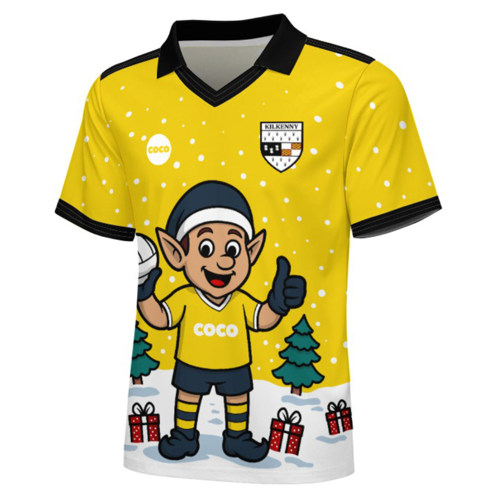 County Kilkenny Christmas Jersey - Kids Elf