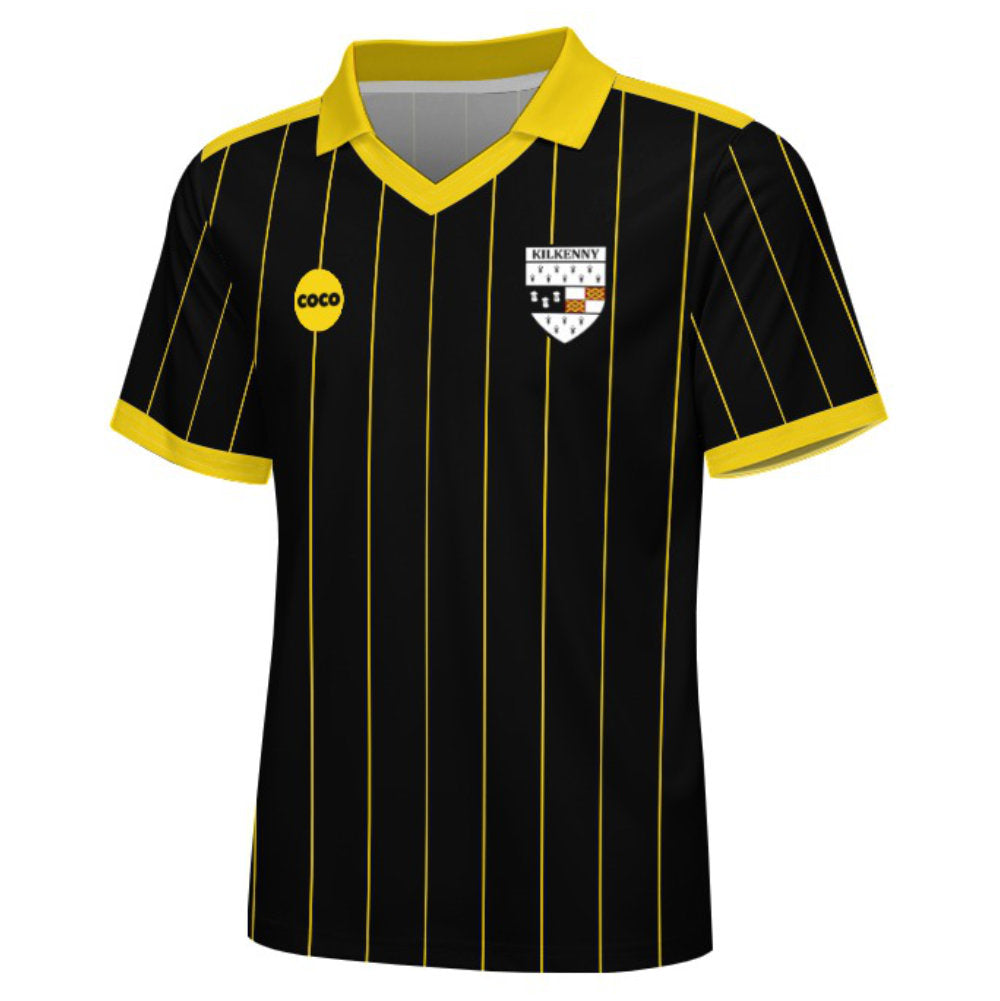 County Kilkenny Retro Jersey Away Edition - Kids Age 13-14