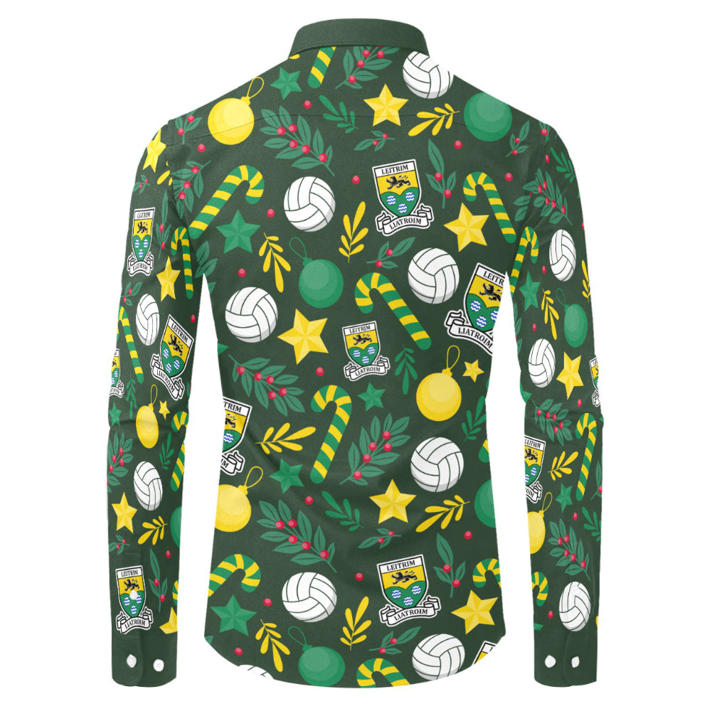 County Leitrim Christmas Button Up Shirt