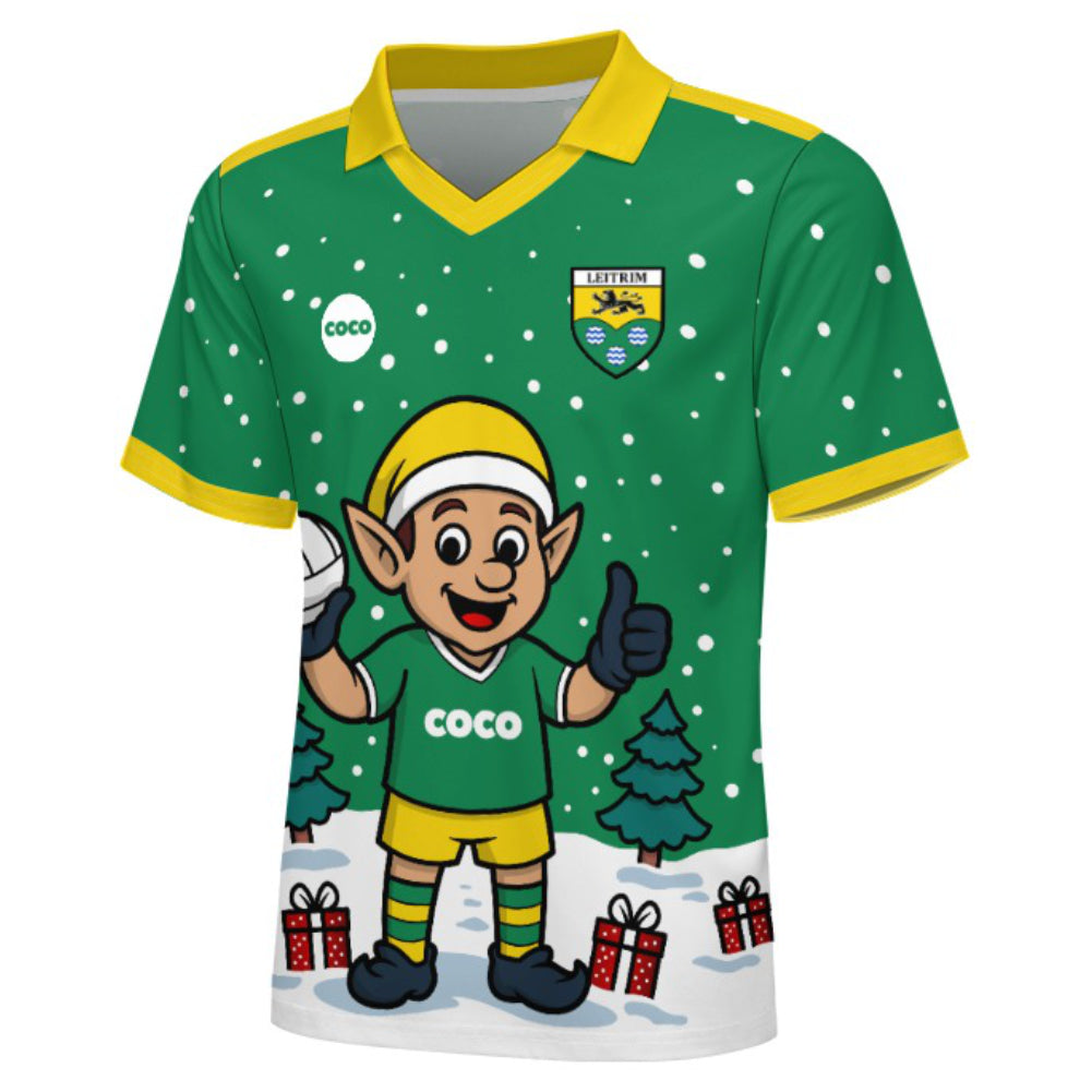 County Leitrim Christmas Jersey - Kids Elf