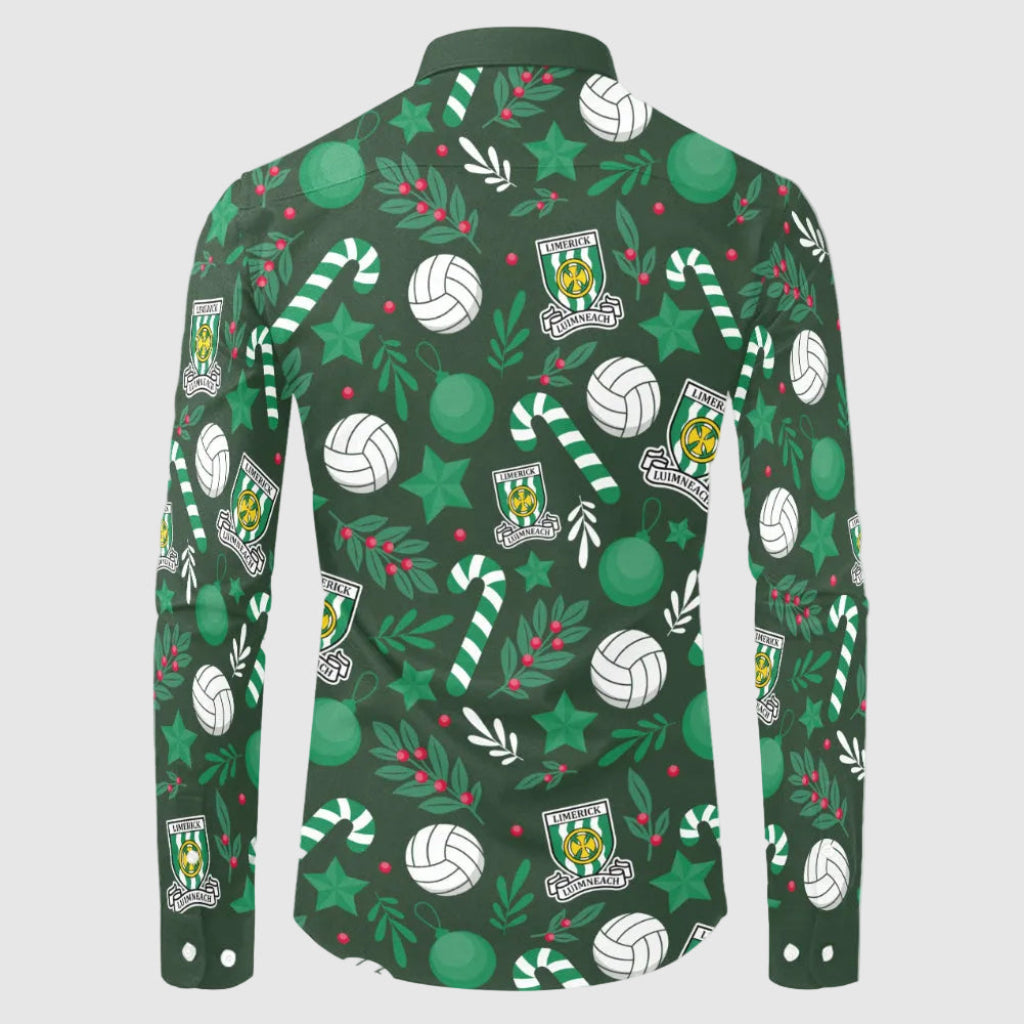 County Limerick Christmas Button Up Shirt