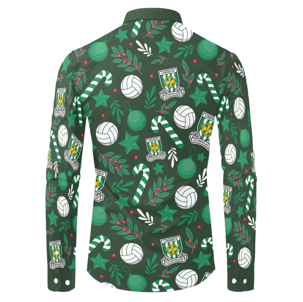 County Limerick Christmas Button Up Shirt