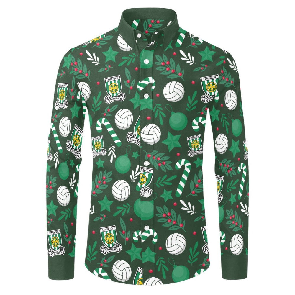 County Limerick Christmas Button Up Shirt