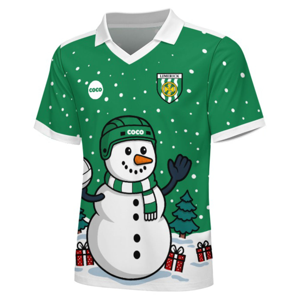 County Limerick Christmas Jersey - Kids Snowman