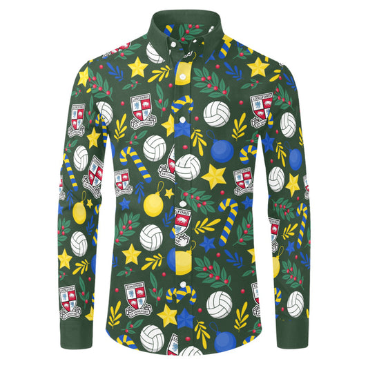 County Longford Christmas Button Up Shirt