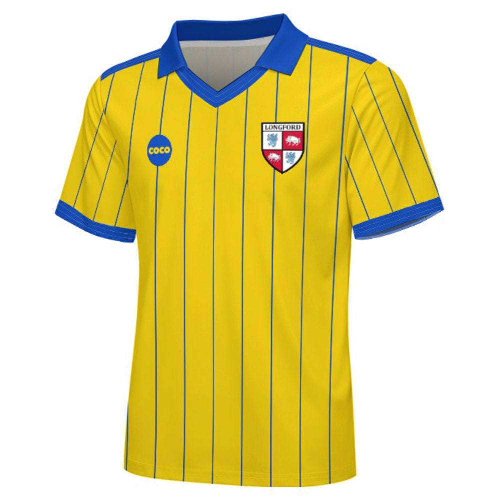 County Longford Retro Jersey Away Edition - Kids Age 13-14