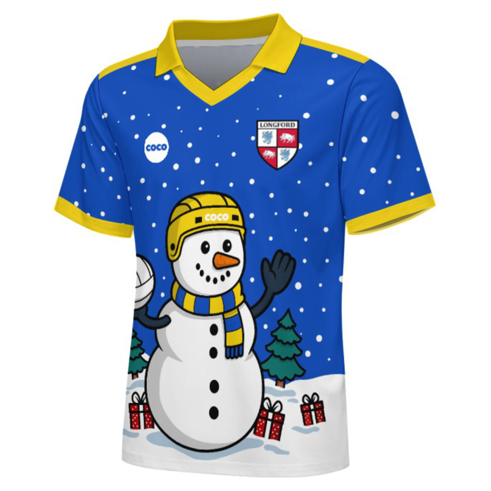 County Longford Christmas Jersey Snowman