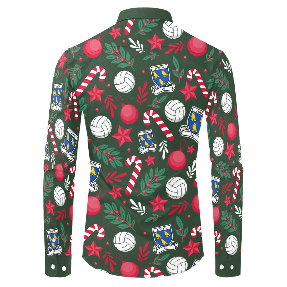 County Louth Christmas Button Up Shirt