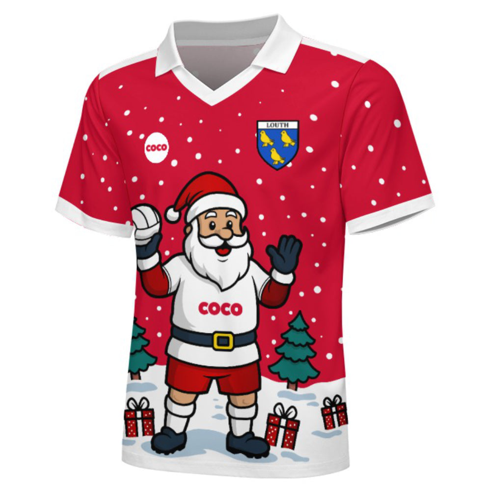 County Louth Christmas Jersey - Kids Santa