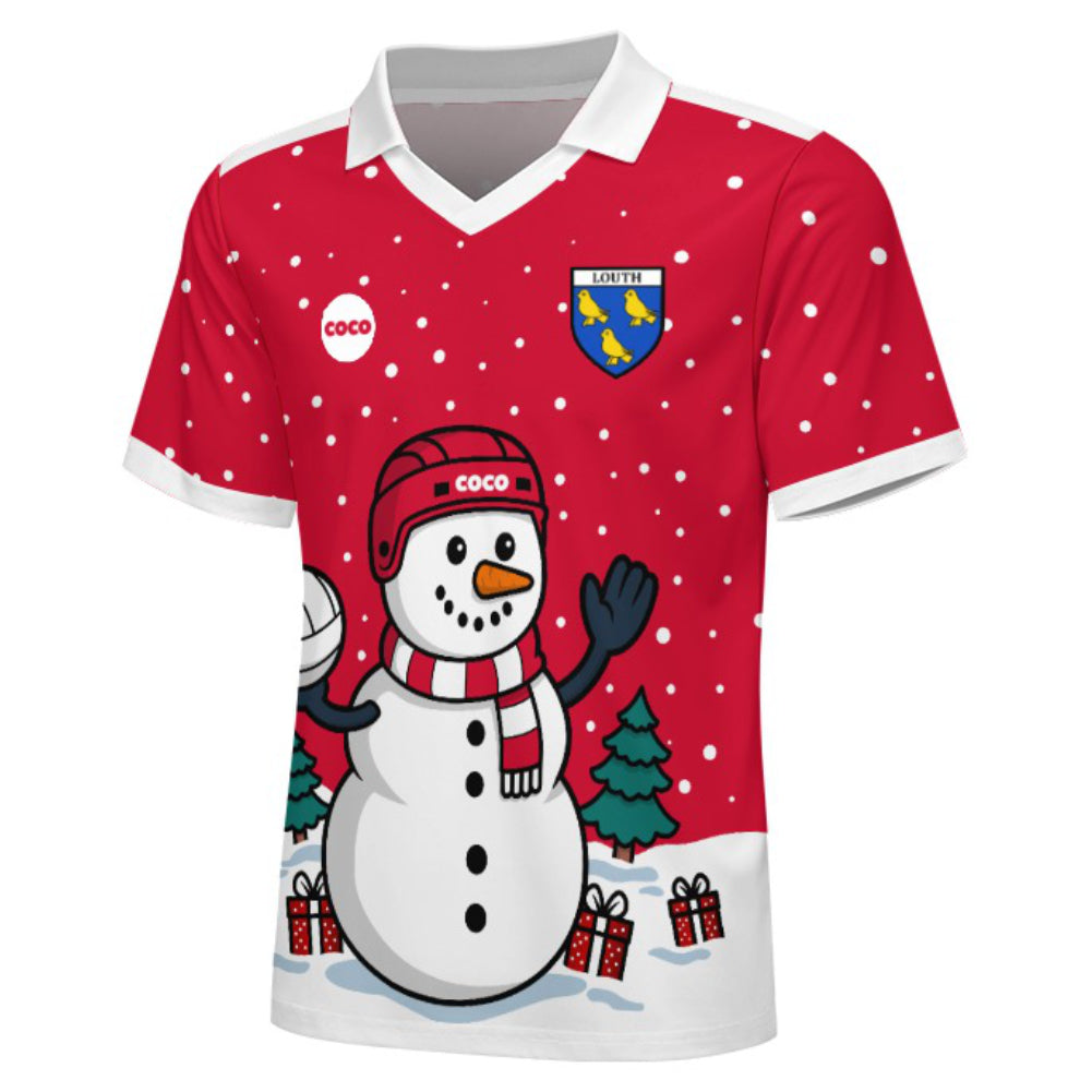 County Louth Christmas Jersey - Adults Snowman