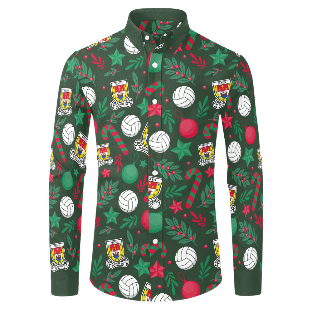 County Mayo Christmas Button Up Shirt