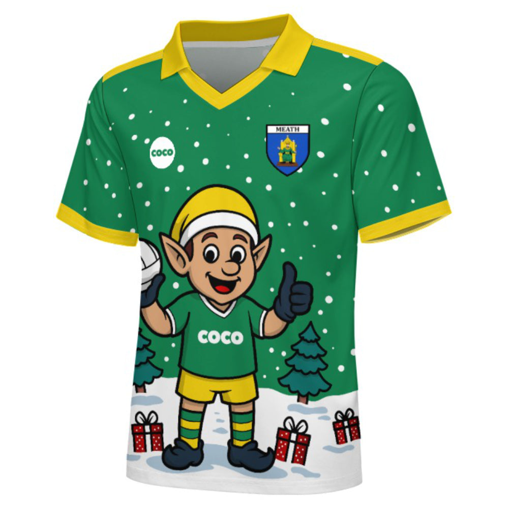 County Meath Christmas Jersey - Kids Elf