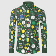 County Offaly Christmas Button Up Shirt