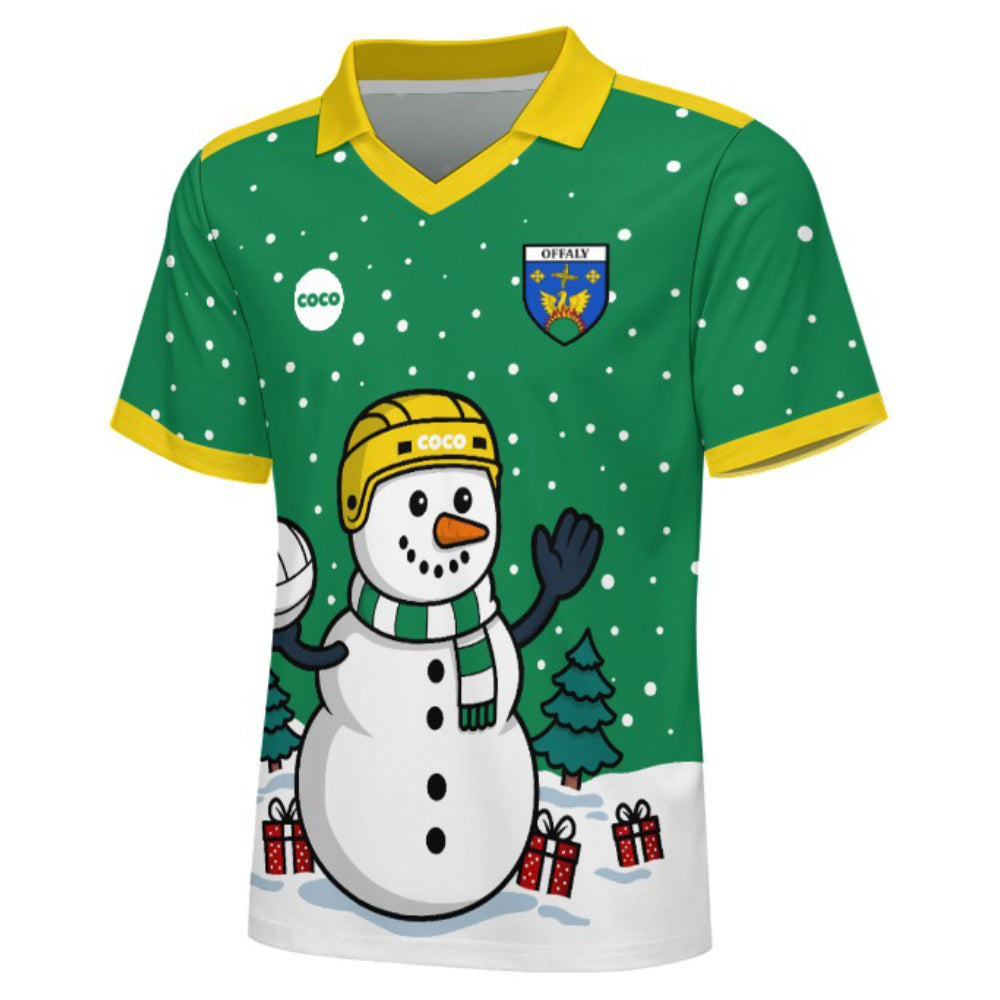 County Offaly Christmas Jersey Snowman