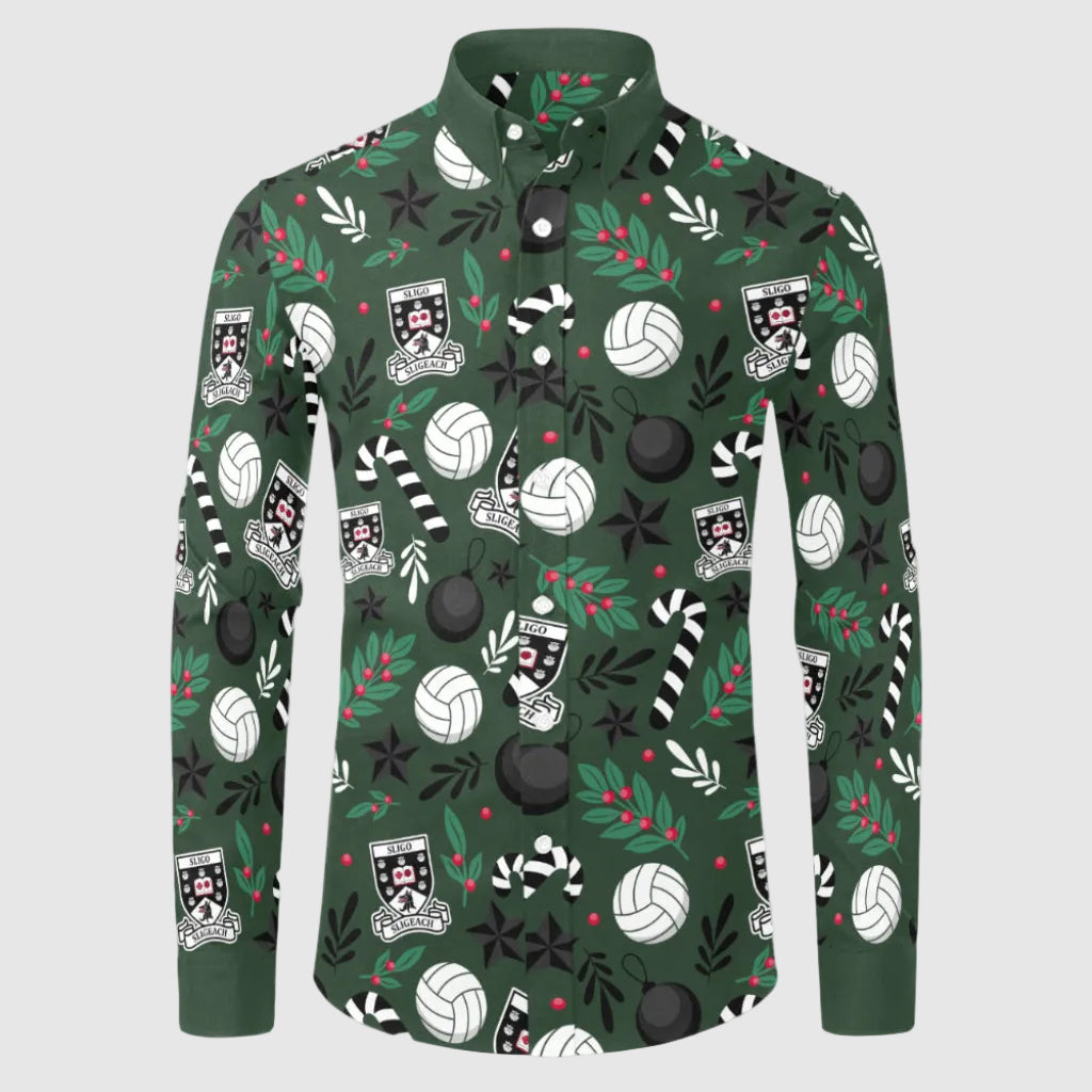 County Sligo Christmas Button Up Shirt