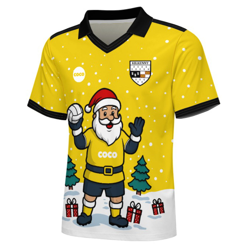 County Kilkenny Christmas Jersey - Adults Santa