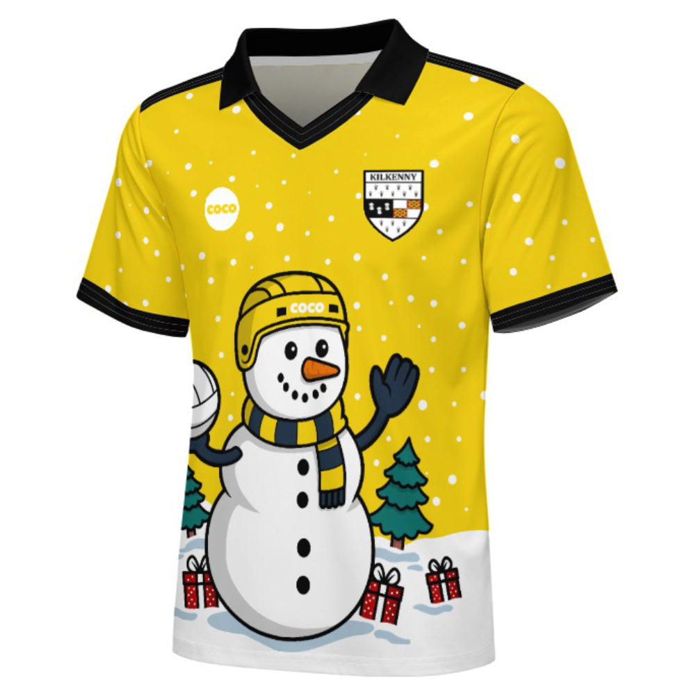 County Kilkenny Festive Jersey Snowman