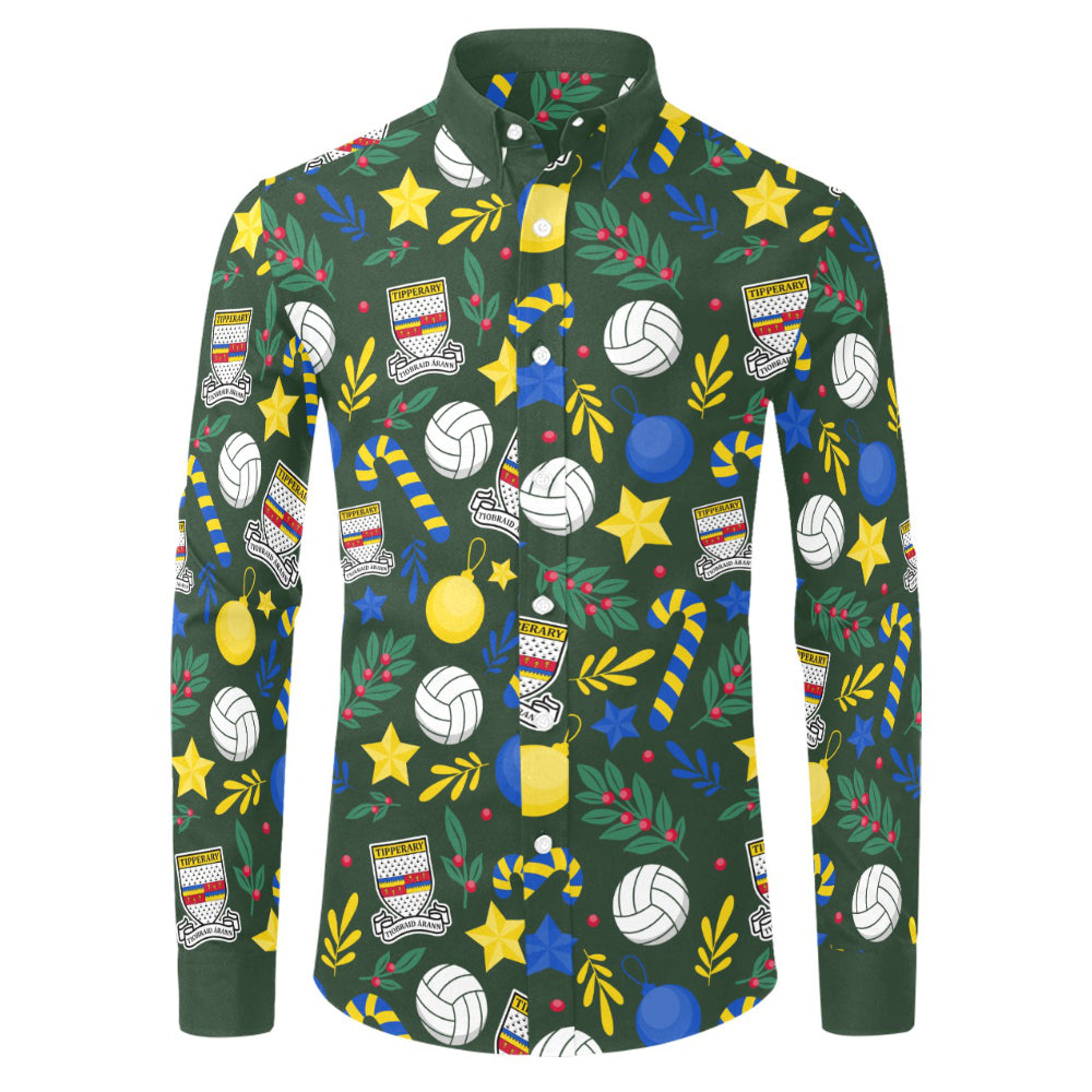 County Tipperary Christmas Button Up Shirt