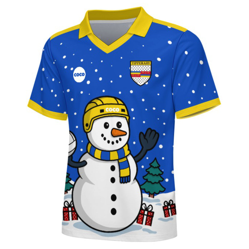 County Tipperary Christmas Jersey - Kids Snowman
