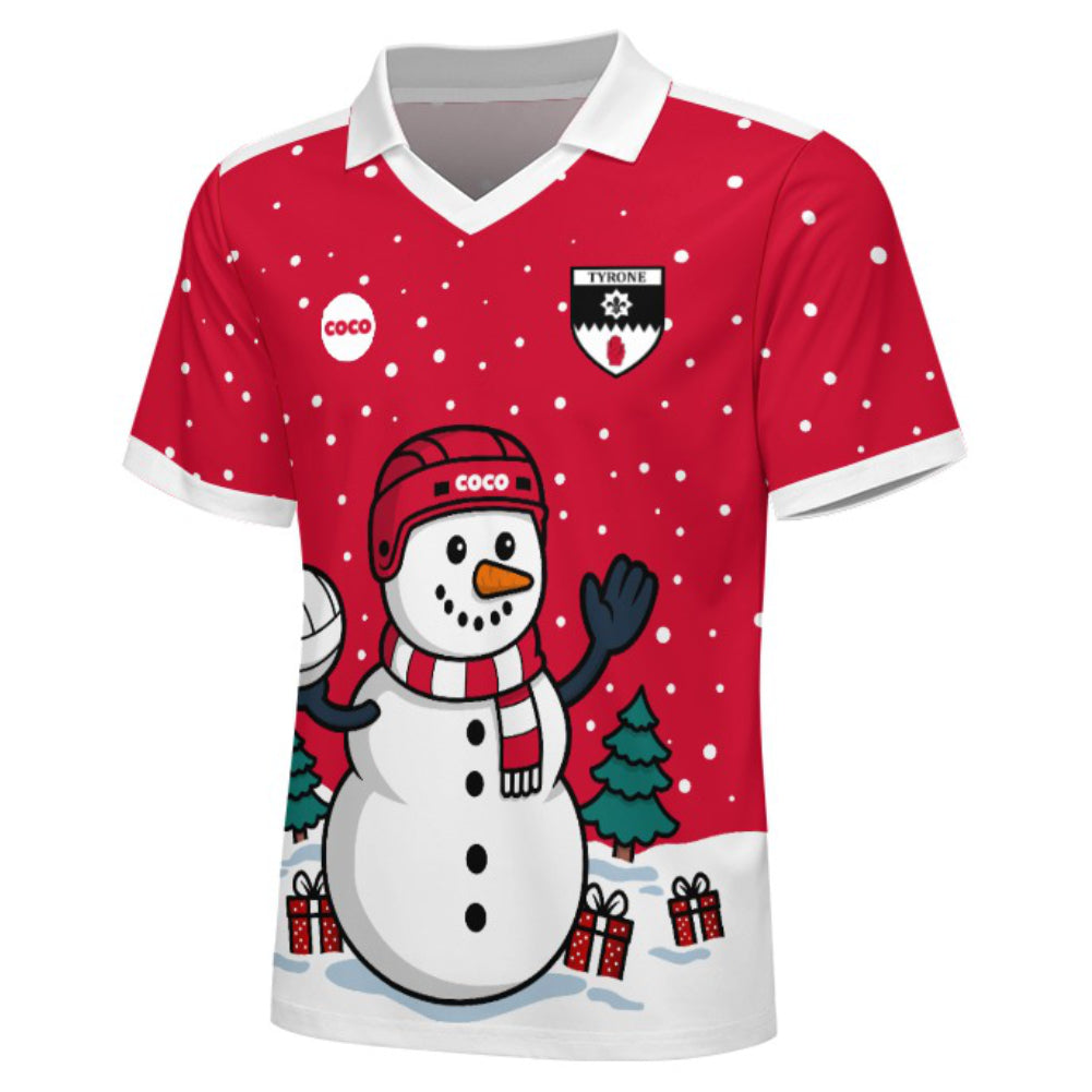County Tyrone Christmas Jersey - Adults Snowman