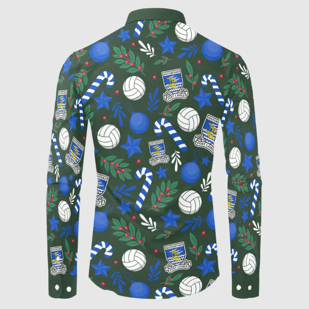 County Waterford Christmas Button Up Shirt