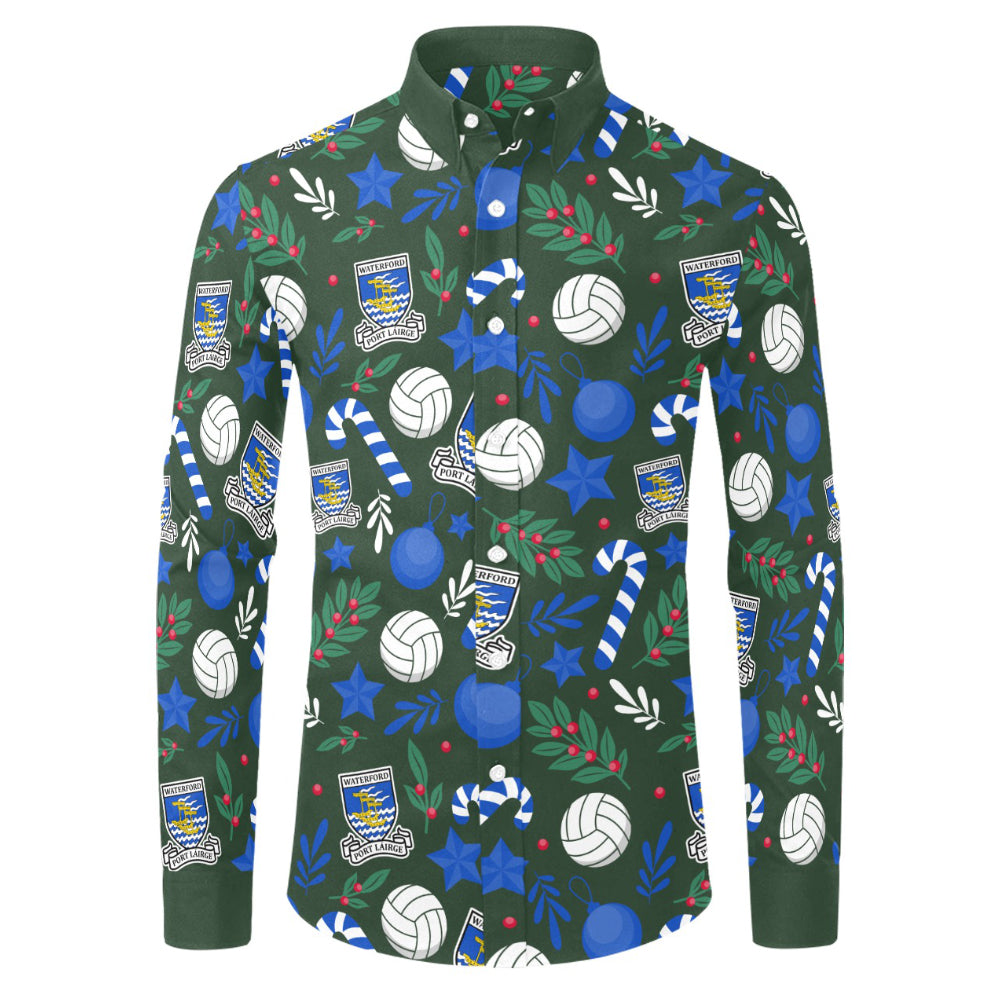 County Waterford Christmas Button Up Shirt