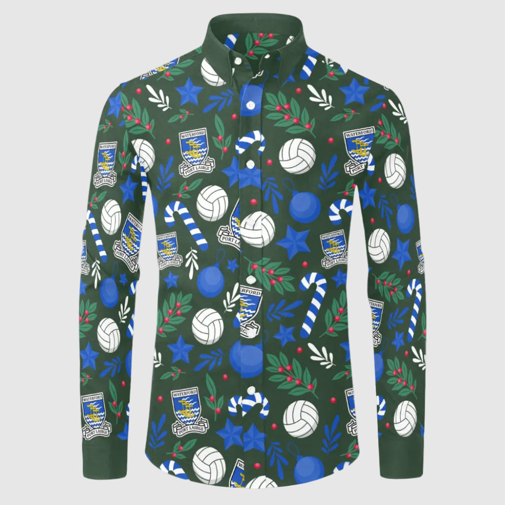 County Waterford Christmas Button Up Shirt