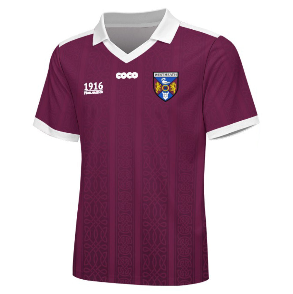 County Westmeath 1916 Proclamation Jersey - Kids Age 13-14