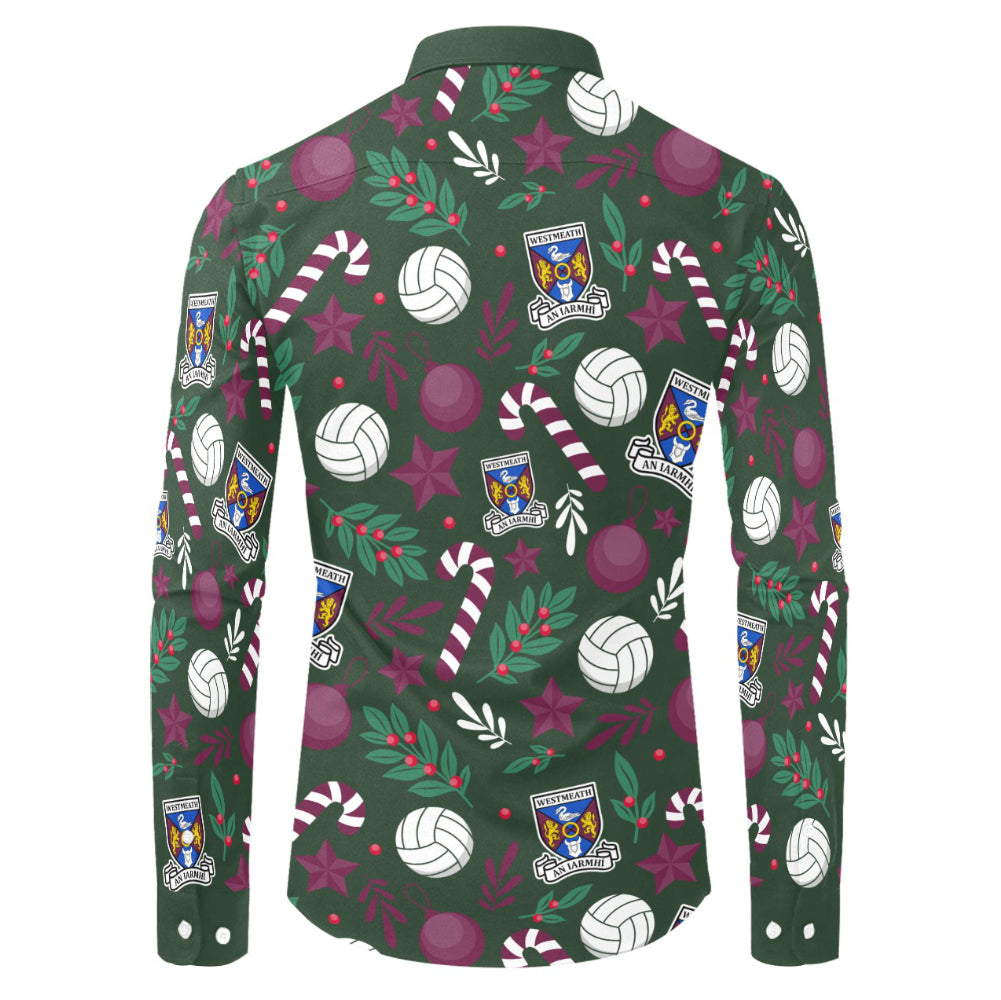 County Westmeath Christmas Button Up Shirt